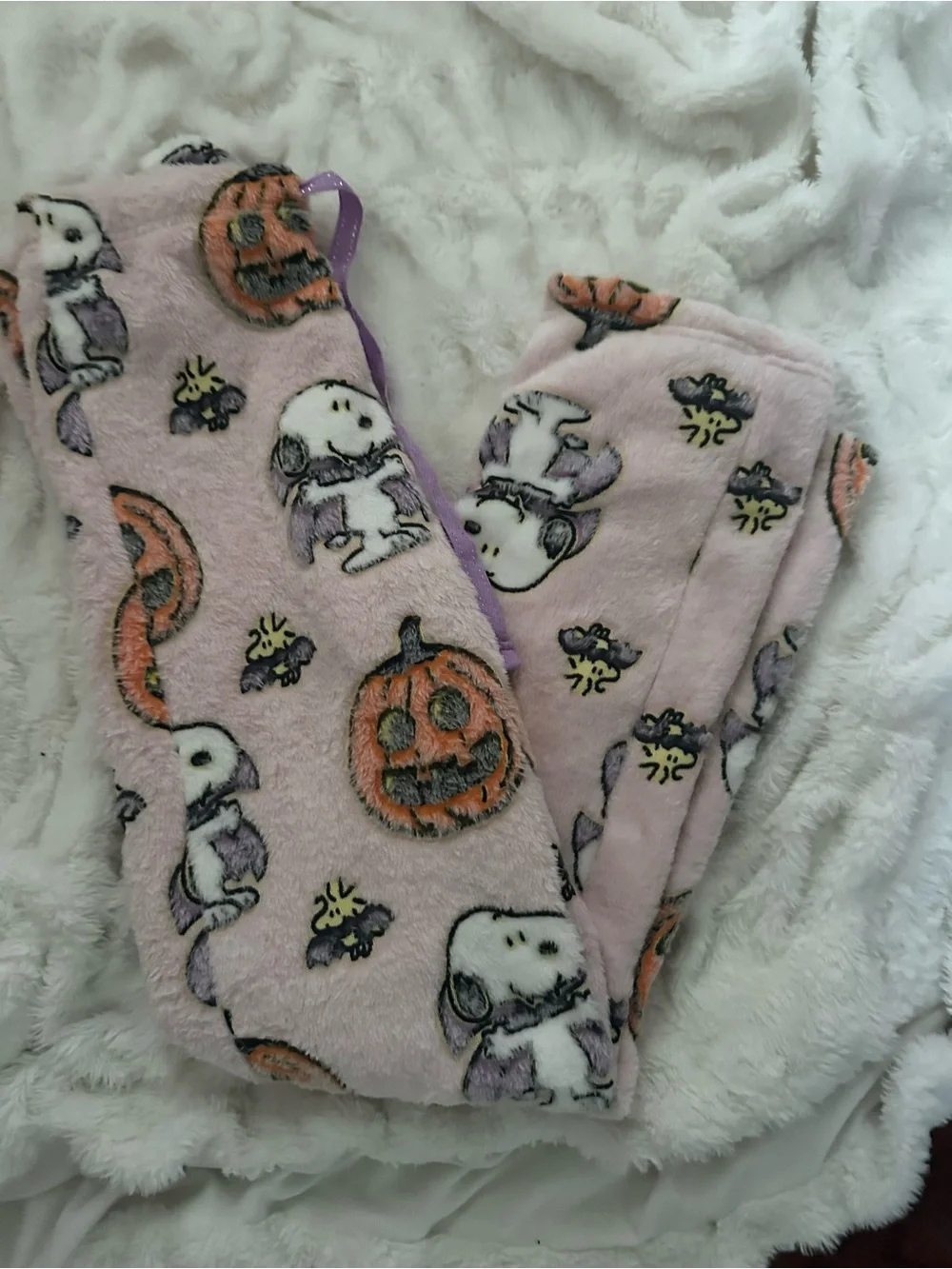 Peanuts Pink Halloween Snoopy Kids Footie Pajamas